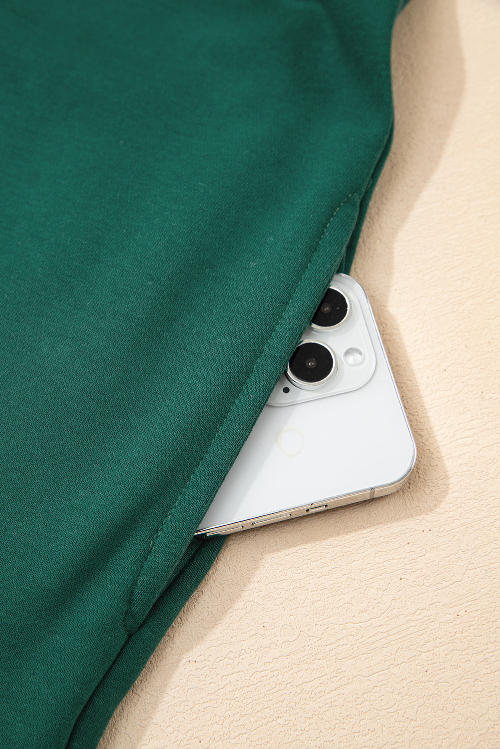 Evergreen Contrast Trim Zip Collar Long Sleeve Ruffle Hem Mini Dress