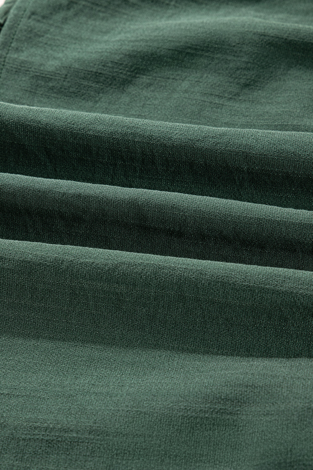 Canton Contrast Ricrac Trim Button V Neck Knotted Bracelet Sleeve Shift Dress