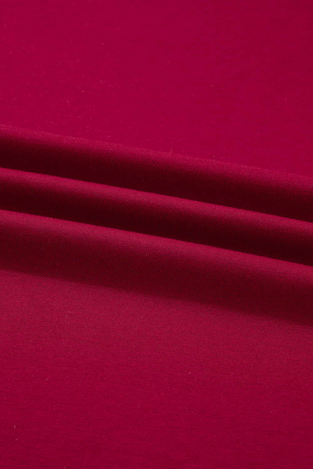 Racing Red Contrast Striped Bow Detail Drop Shoulder Sweatshirt Dress with Pockets